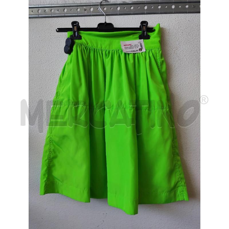 GONNA VERDE FLUO ESSENTIEL ANTWERP  | Mercatino dell'Usato Albenga 1