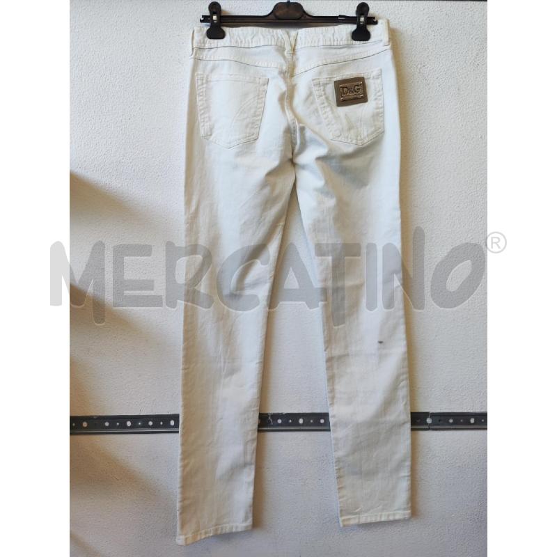 JEANS DONNA D&G BIANCO | Mercatino dell'Usato Albenga 2