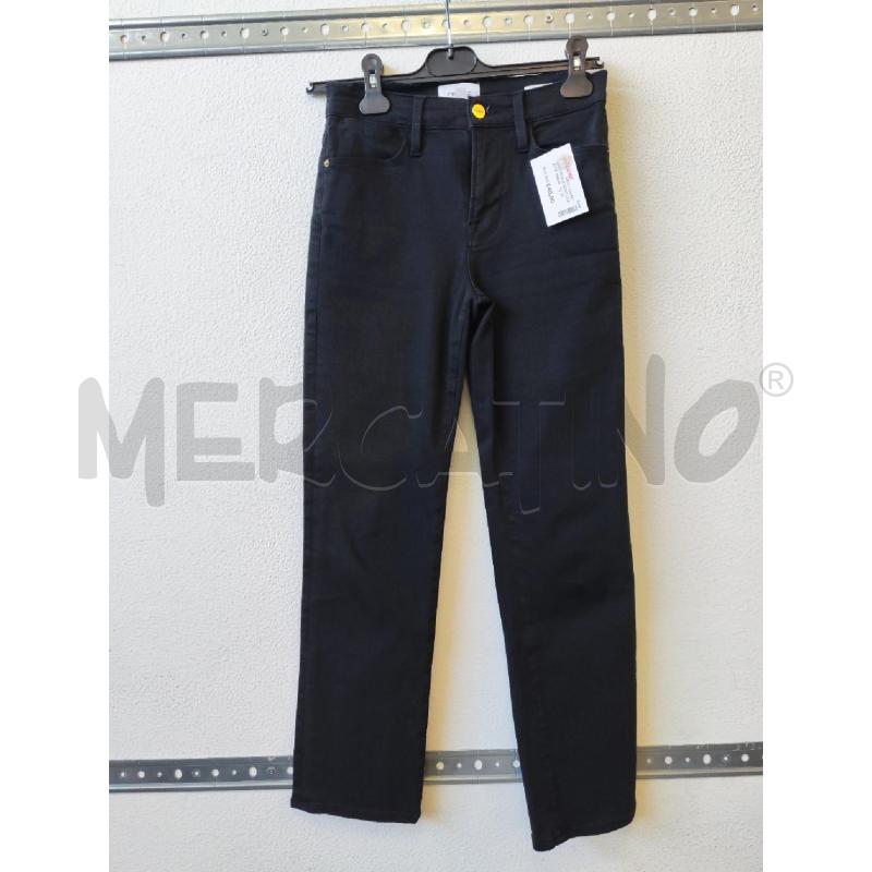 JEANS DONNA NERO VITA ALTA FRAME  | Mercatino dell'Usato Albenga 1