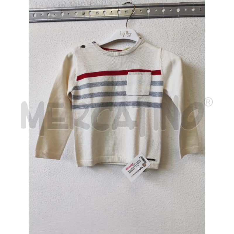 MAGLIA BAMBINO BIANCO BURBERRY  | Mercatino dell'Usato Albenga 1
