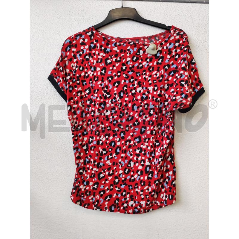 MAGLIA DONNA AMARANTO LEOPARDO MAX E CO  | Mercatino dell'Usato Albenga 2
