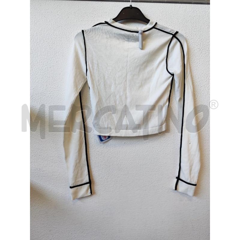 MAGLIA DONNA BIANCO CORTA ELISABETTA FRANCHI  | Mercatino dell'Usato Albenga 2