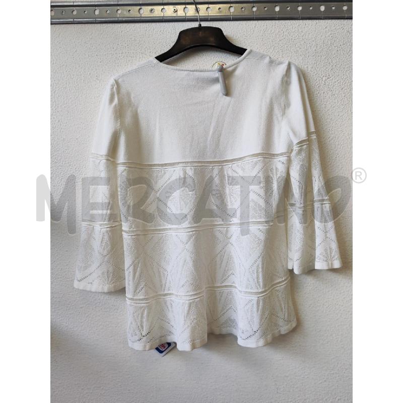 MAGLIA DONNA BIANCO D. EXTERIOR | Mercatino dell'Usato Albenga 2