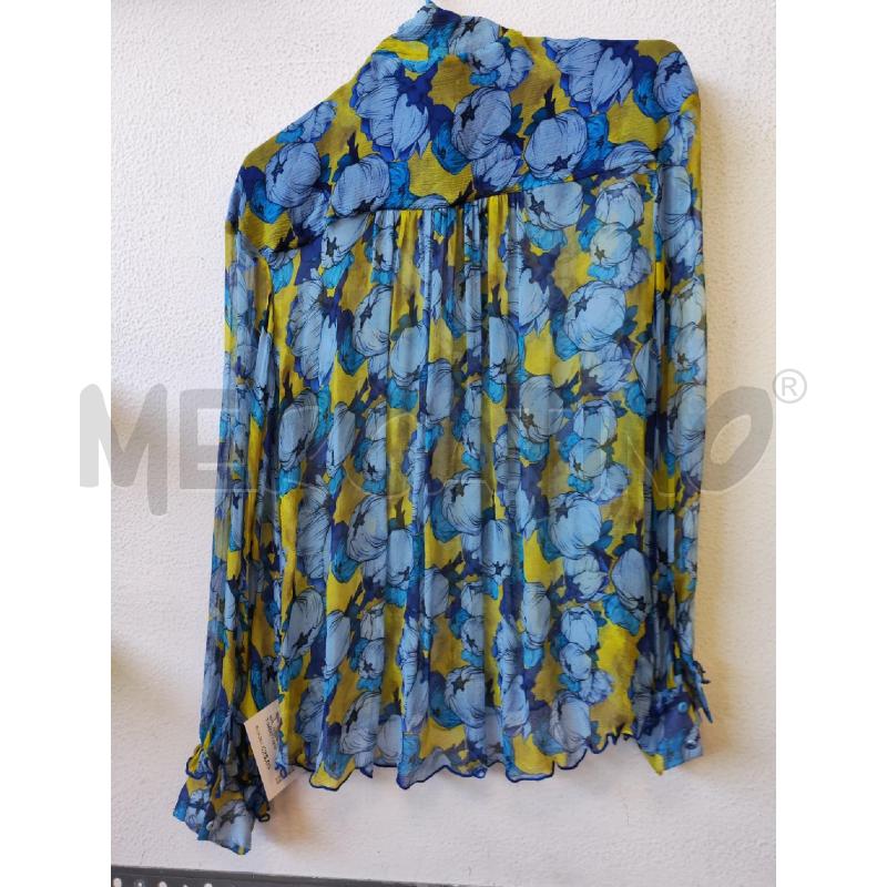 MAGLIA DONNA FIORI AZZ GIALLO PINKO | Mercatino dell'Usato Albenga 2