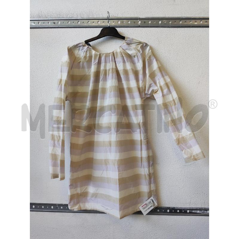 MAGLIA DONNA JILSANDER BEIGE BIANCO LILLA RIGHE | Mercatino dell'Usato Albenga 1