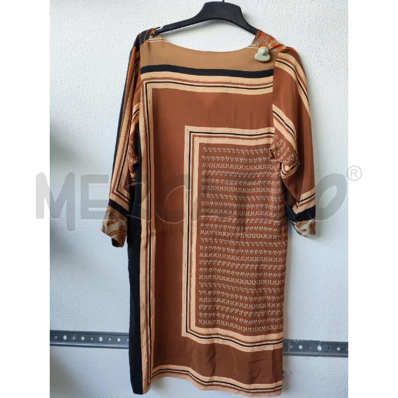 MAGLIA DONNA LUNGA SEVENTY SETA FANTASIA MARRONE  | Mercatino dell'Usato Albenga 2