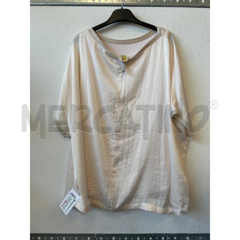 MAGLIA DONNA MANICA CORTA ROSA ELORA | Mercatino dell'Usato Albenga 2