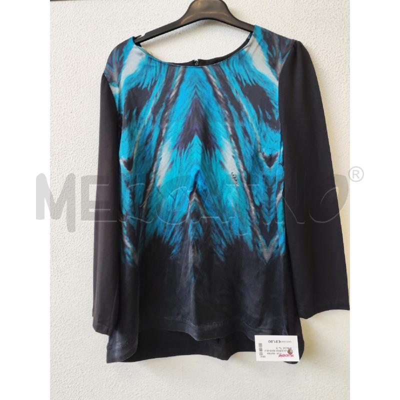 MAGLIA DONNA NERO BLU BYBLOS | Mercatino dell'Usato Albenga 1