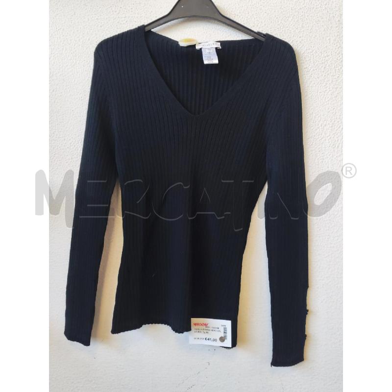 MAGLIA DONNA NERO CALATURA | Mercatino dell'Usato Albenga 1