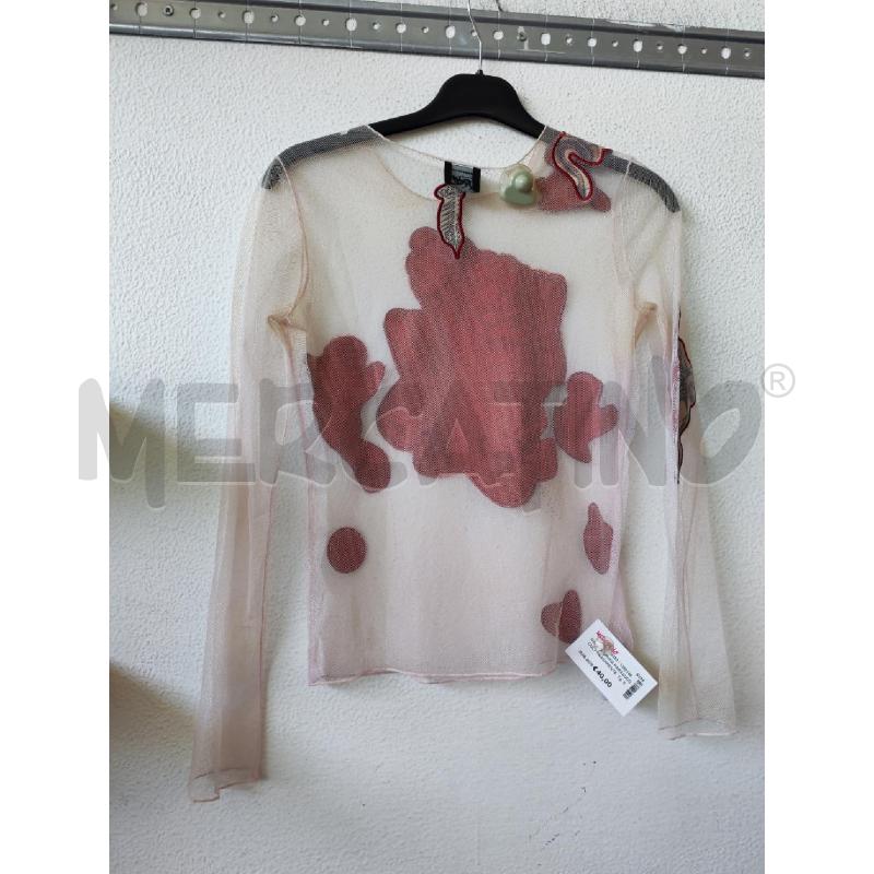 MAGLIA DONNA PARASUCO CULT TRASPRENTE ROSA | Mercatino dell'Usato Albenga 2