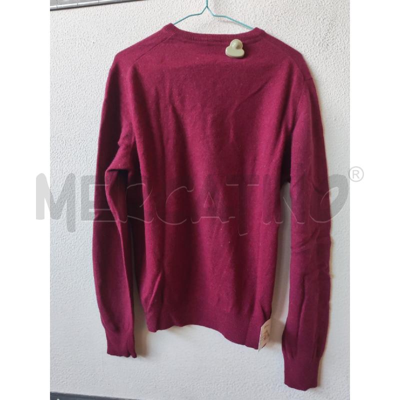 MAGLIONE UOMO AMARANTO BROOKSFIELD LANA MERINO | Mercatino dell'Usato Albenga 2