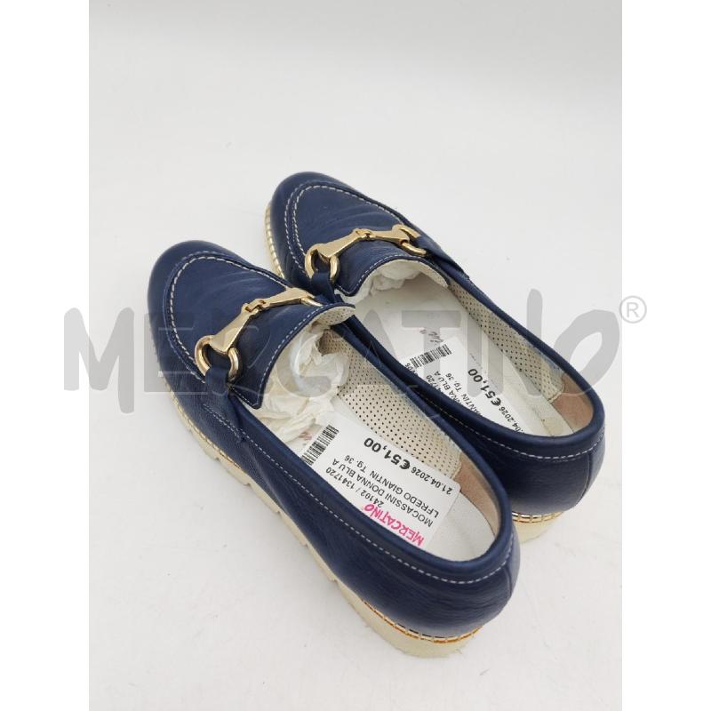 MOCASSINI DONNA BLU ALFREDO GIANTIN | Mercatino dell'Usato Albenga 3