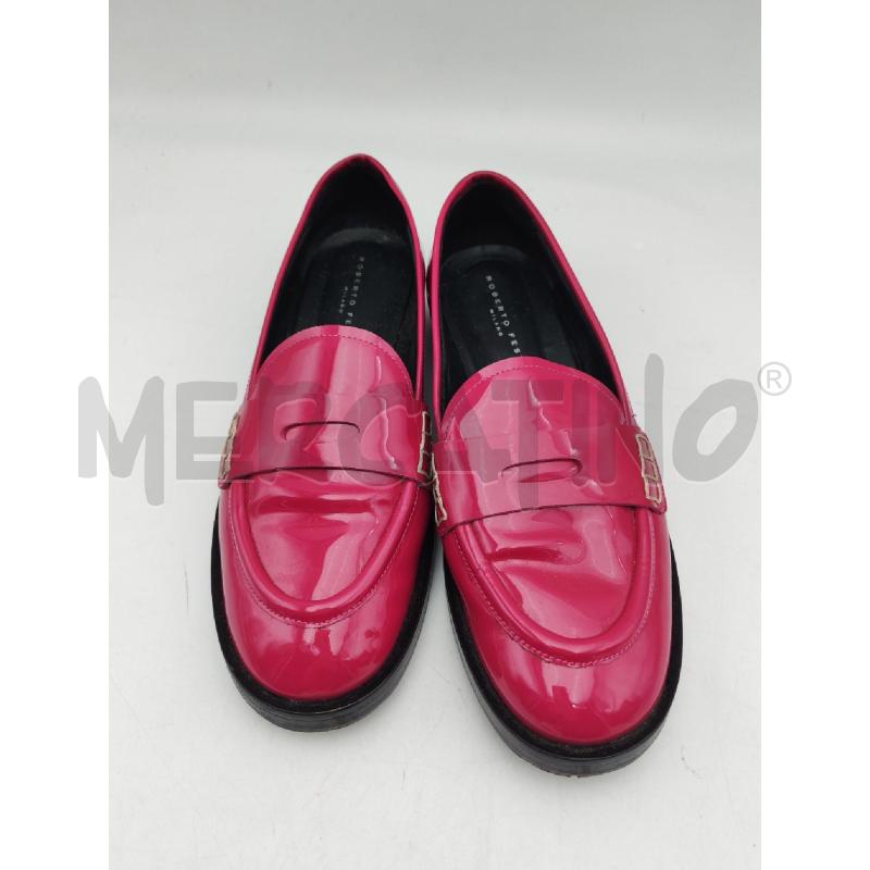 MOCASSINI DONNA FUCSIA LUCIDO ROBERTO FESTA | Mercatino dell'Usato Albenga 1