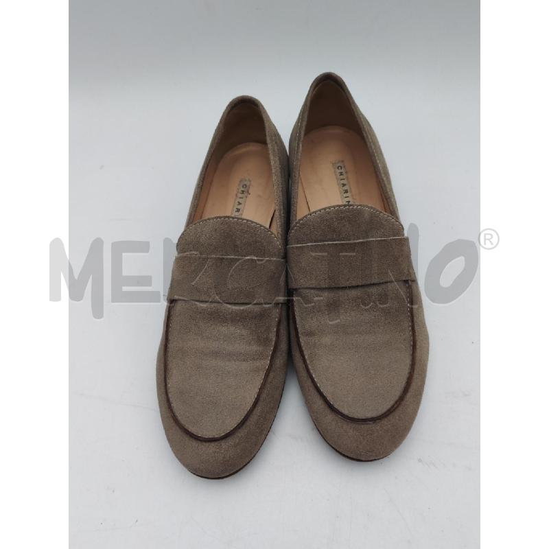 MOCASSINI DONNA PELLE MARRONE CHIARINI  | Mercatino dell'Usato Albenga 1