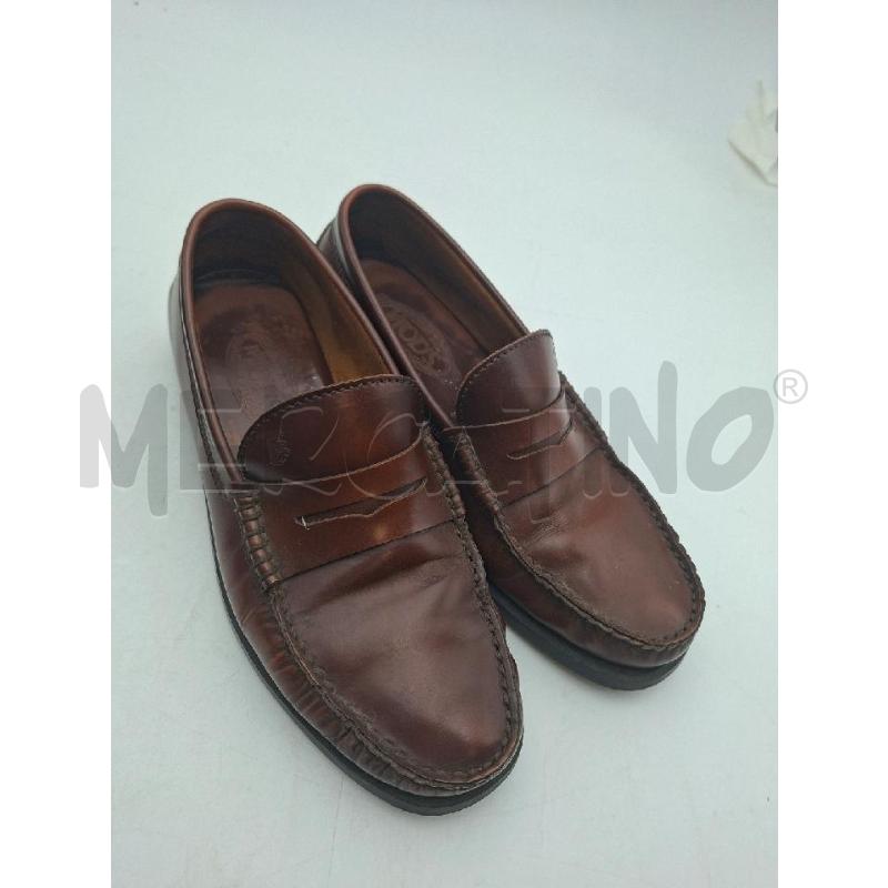 MOCASSINI PELLE MARRONE TODS | Mercatino dell'Usato Albenga 1