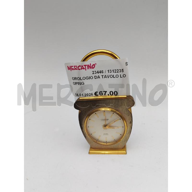 OROLOGIO DA TAVOLO LOOPING | Mercatino dell'Usato Albenga 1