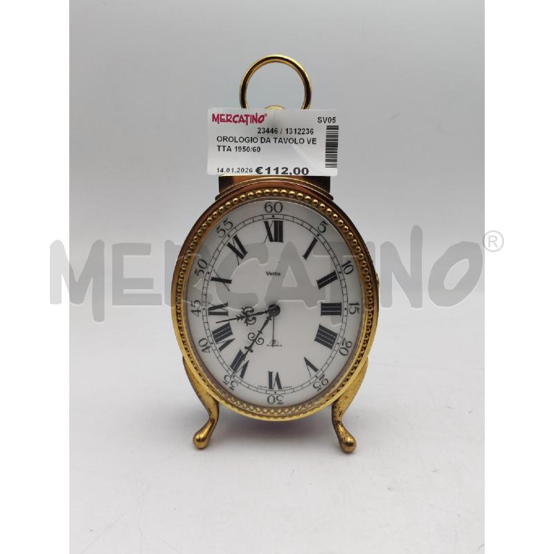 OROLOGIO DA TAVOLO VETTA 1950/60 | Mercatino dell'Usato Albenga 1