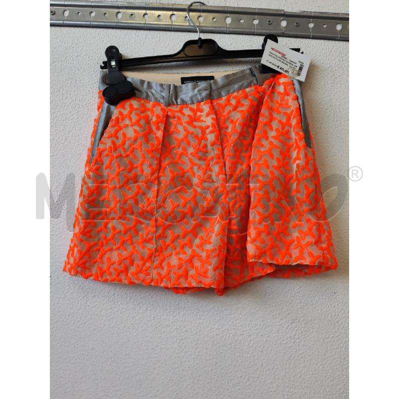 PANTALONCINO DONNA ARANCIO FLUO BEIGE OSTWELD HELGASON | Mercatino dell'Usato Albenga 1