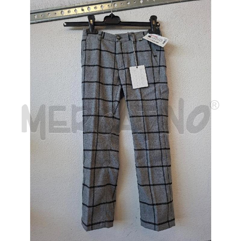 PANTALONE BAMBINO GRIGIO IL GUFO QUADRI | Mercatino dell'Usato Albenga 1