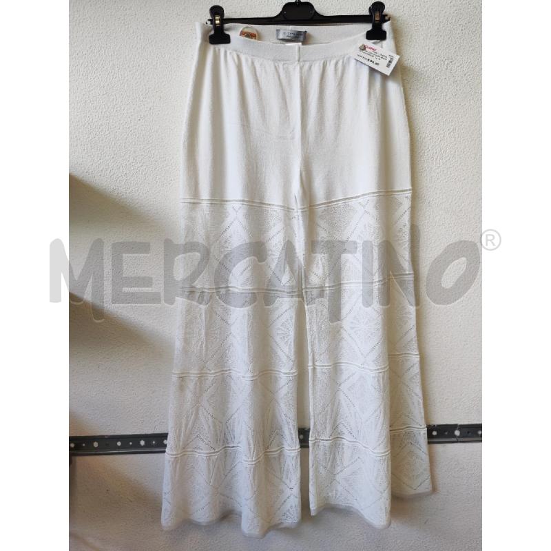PANTALONE DONNA BIANCO D.EXTERIOR | Mercatino dell'Usato Albenga 1