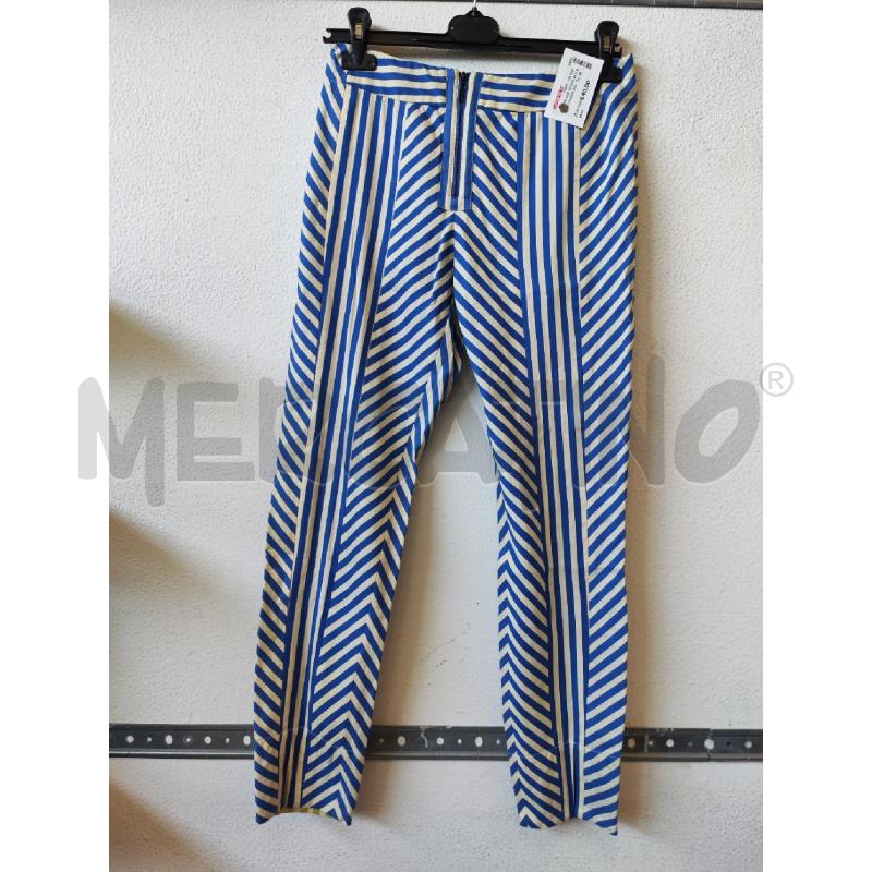 PANTALONE DONNA BLU BIANCO MARYLING  | Mercatino dell'Usato Albenga 1