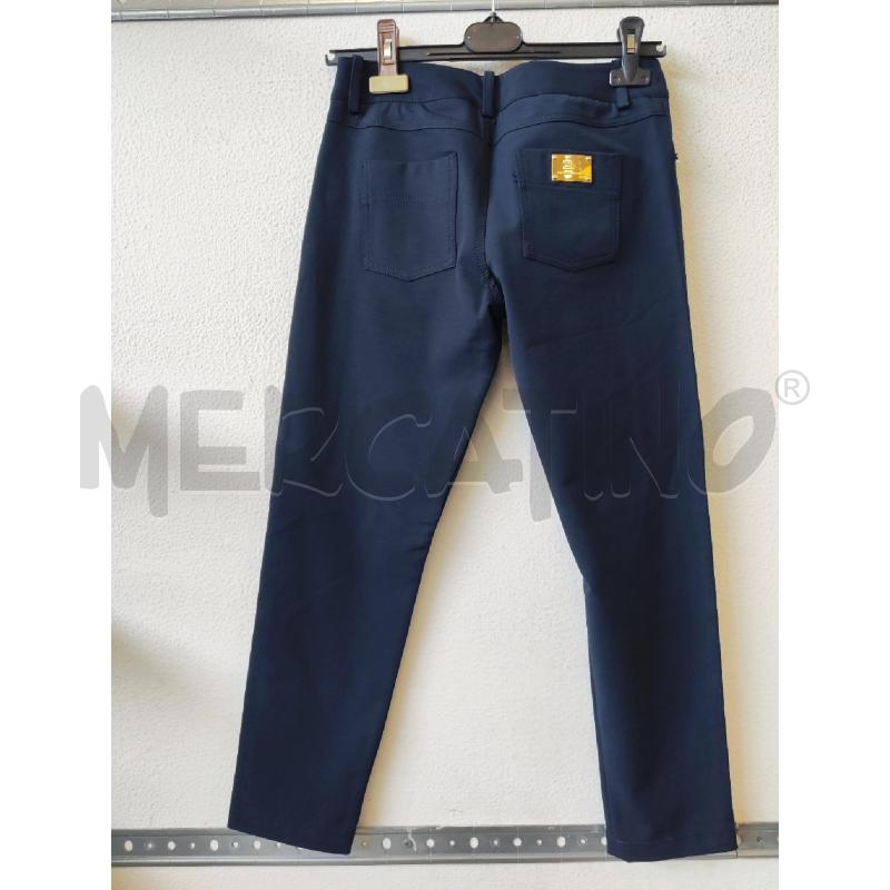 PANTALONE DONNA BLU CATENE TASCHE ELISABETTA FRANCHI  | Mercatino dell'Usato Albenga 2