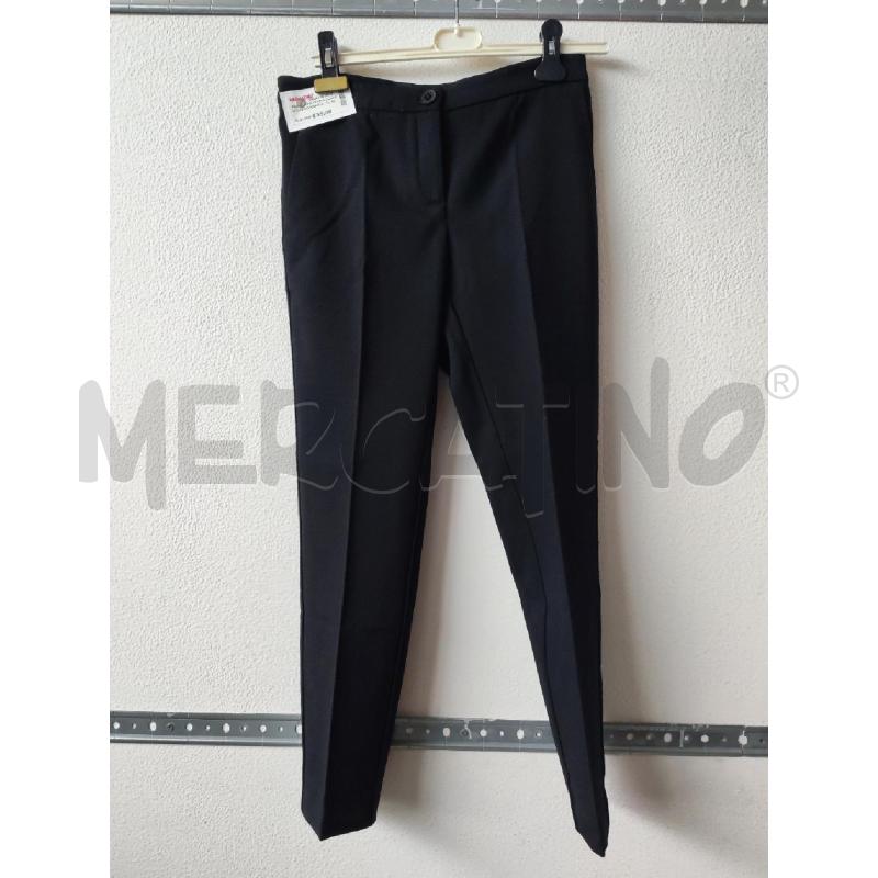 PANTALONE DONNA CLASSICO NERO ERIKA CAVALLINI  | Mercatino dell'Usato Albenga 1