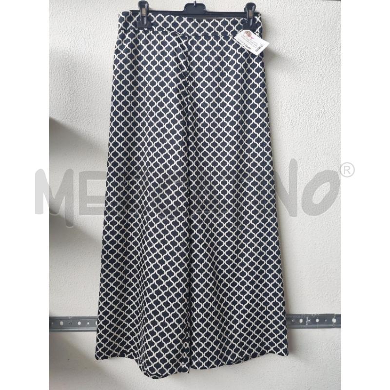 PANTALONE DONNA EMME MARELLA NERO BIANCO  | Mercatino dell'Usato Albenga 1