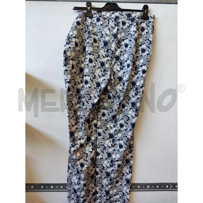 PANTALONE DONNA FANTASIA BIANCO BLU VIA MASINI 80 | Mercatino dell'Usato Albenga 2