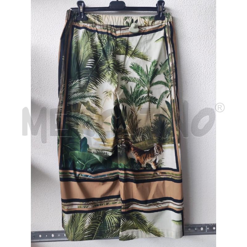 PANTALONE DONNA FANTASIA PALME TIGRI 1 ONE | Mercatino dell'Usato Albenga 2