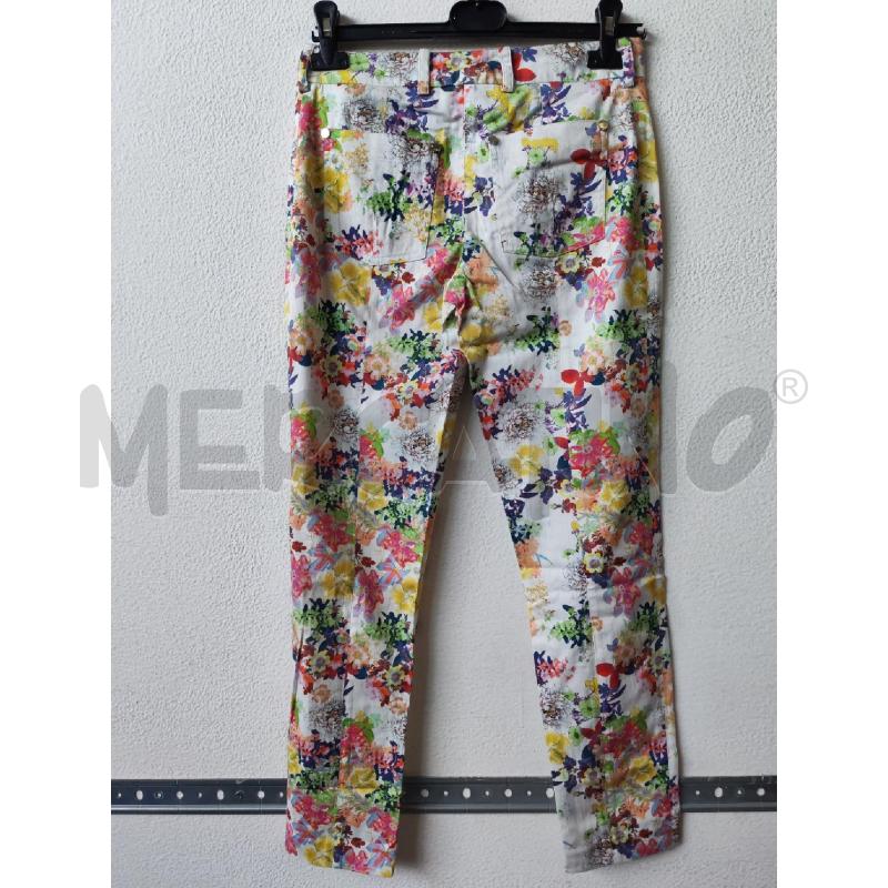 PANTALONE DONNA FIORI PATRIZIA PEPE | Mercatino dell'Usato Albenga 2