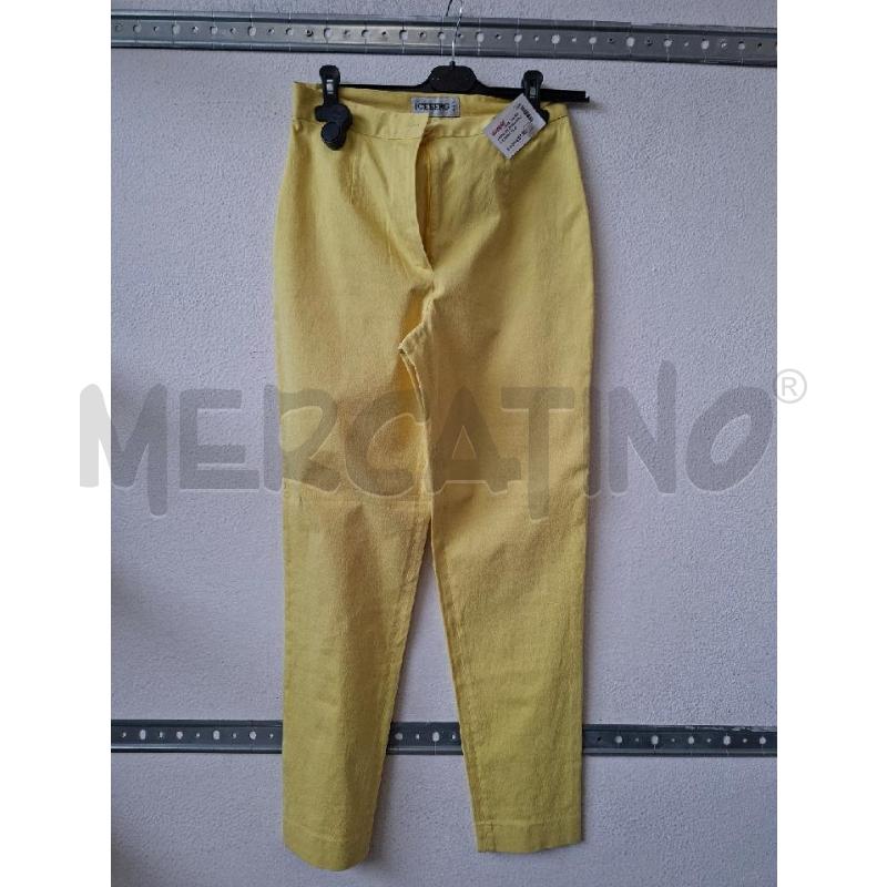 PANTALONE DONNA GIALLO ICEBERG | Mercatino dell'Usato Albenga 1