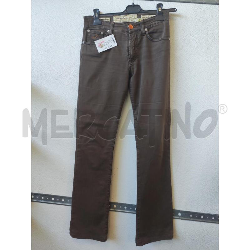 PANTALONE DONNA JACOB COHEN MARRONE | Mercatino dell'Usato Albenga 1