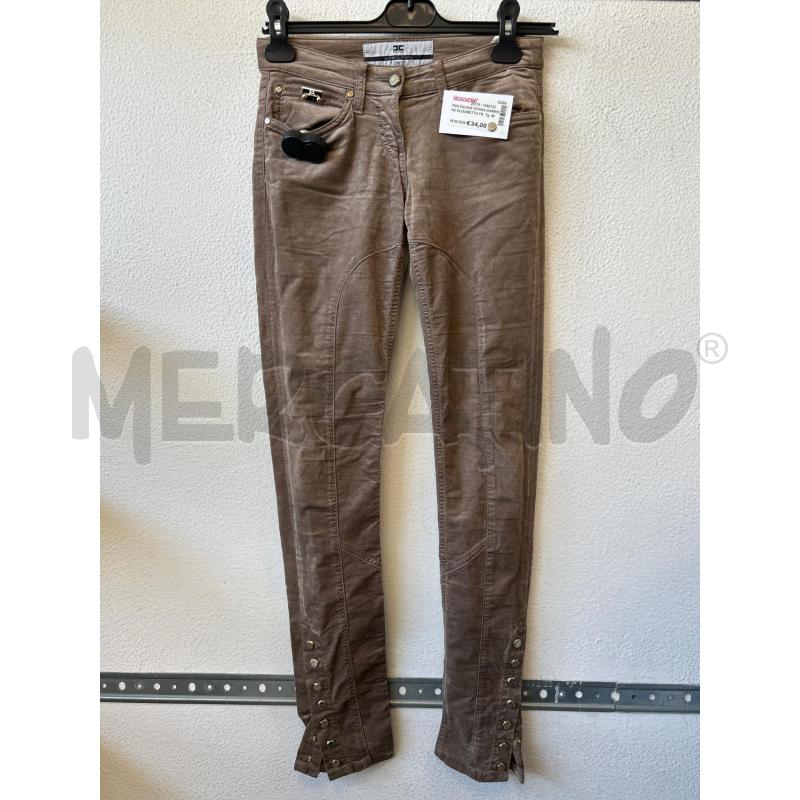 PANTALONE DONNA MARRONE ELISABETTA FRANCHI  | Mercatino dell'Usato Albenga 1