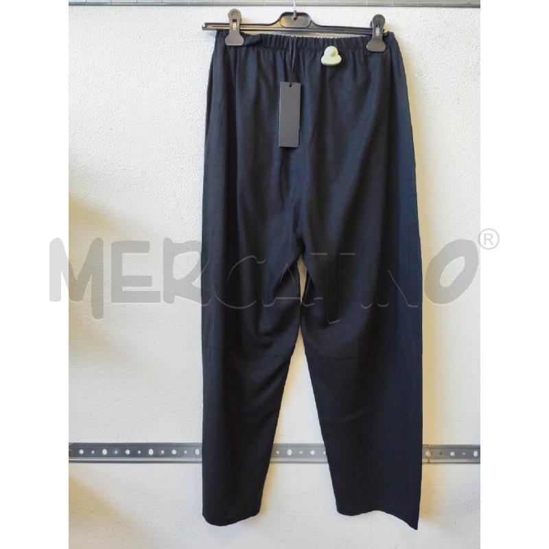 PANTALONE DONNA NERO MISTO LINO JURERE | Mercatino dell'Usato Albenga 2