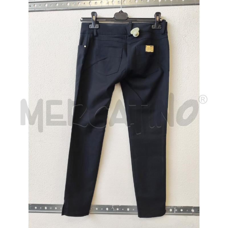 PANTALONE DONNA NERO VITA BASSA ELISABETTA FRANCHI | Mercatino dell'Usato Albenga 2