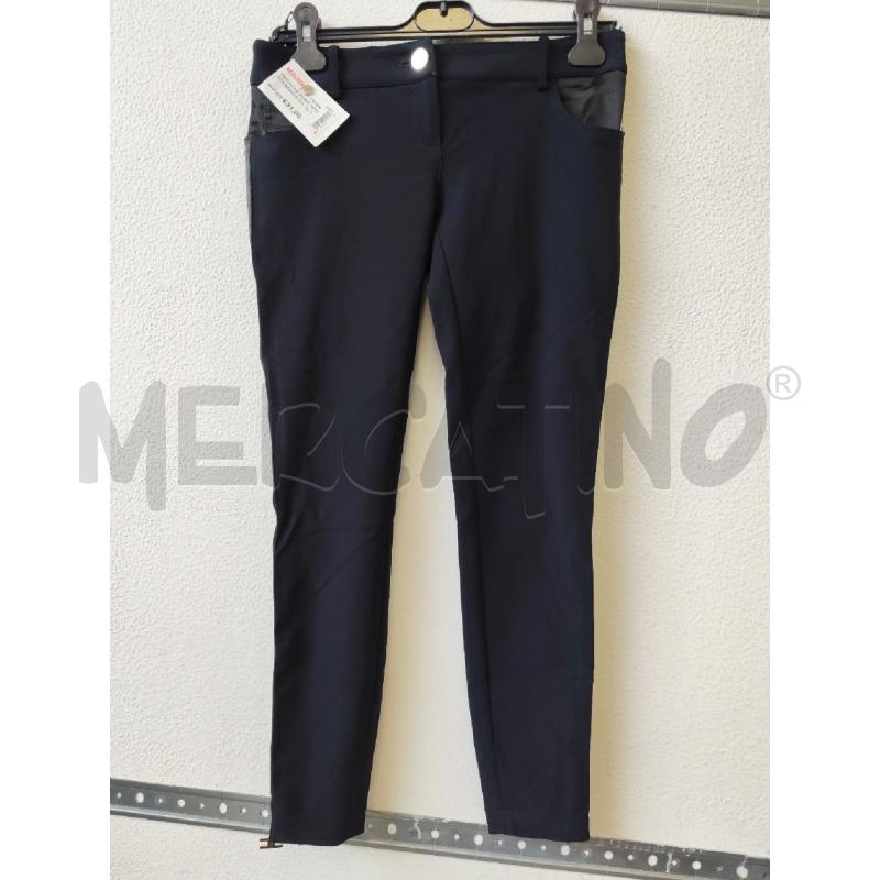 PANTALONE DONNA NERO VITA BASSA ELISABETTA FRANCHI | Mercatino dell'Usato Albenga 1