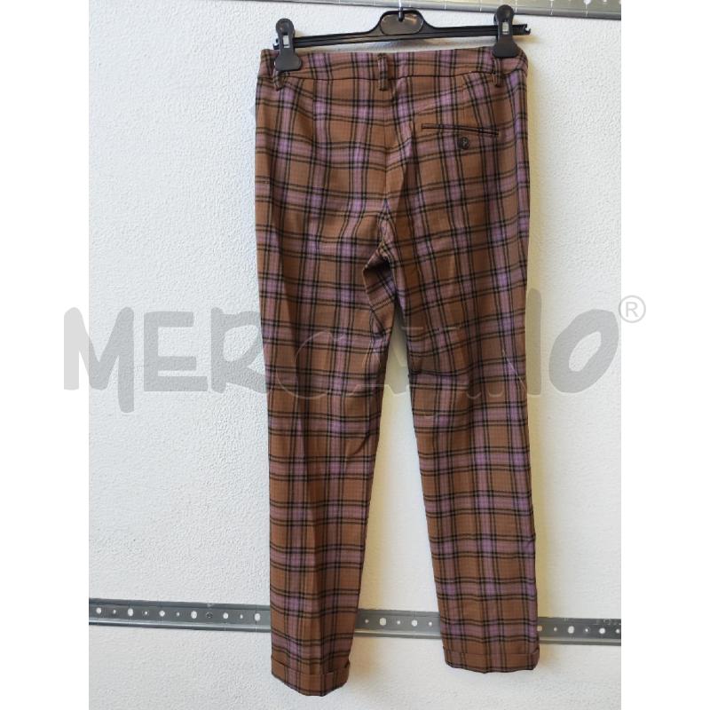 PANTALONE DONNA QUADRI MARRONE EMME MARELLA | Mercatino dell'Usato Albenga 2