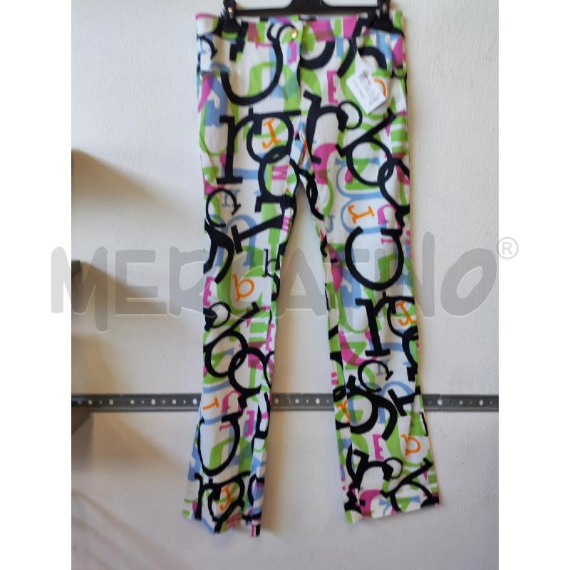 PANTALONE DONNA ROCCOBAROCCO LETTERE COLORATE | Mercatino dell'Usato Albenga 1