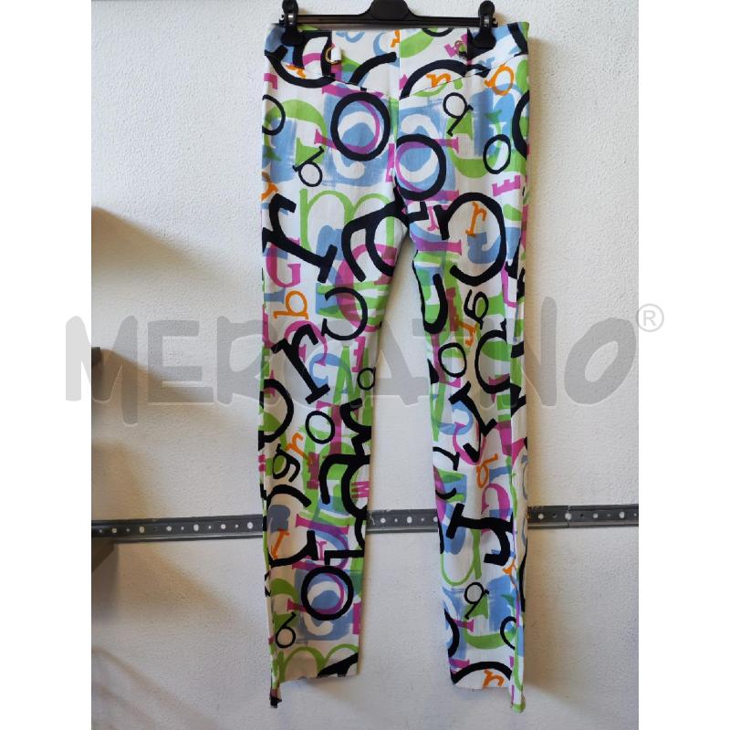 PANTALONE DONNA ROCCOBAROCCO LETTERE COLORATE | Mercatino dell'Usato Albenga 2