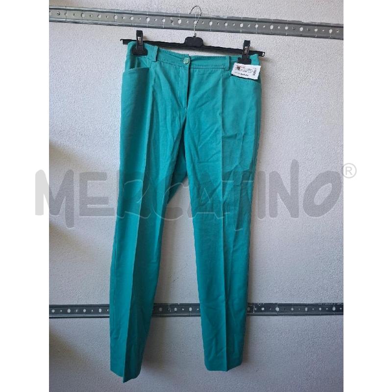 PANTALONE DONNA VERDE ACQUA LUISA SPAGNOLI  | Mercatino dell'Usato Albenga 1