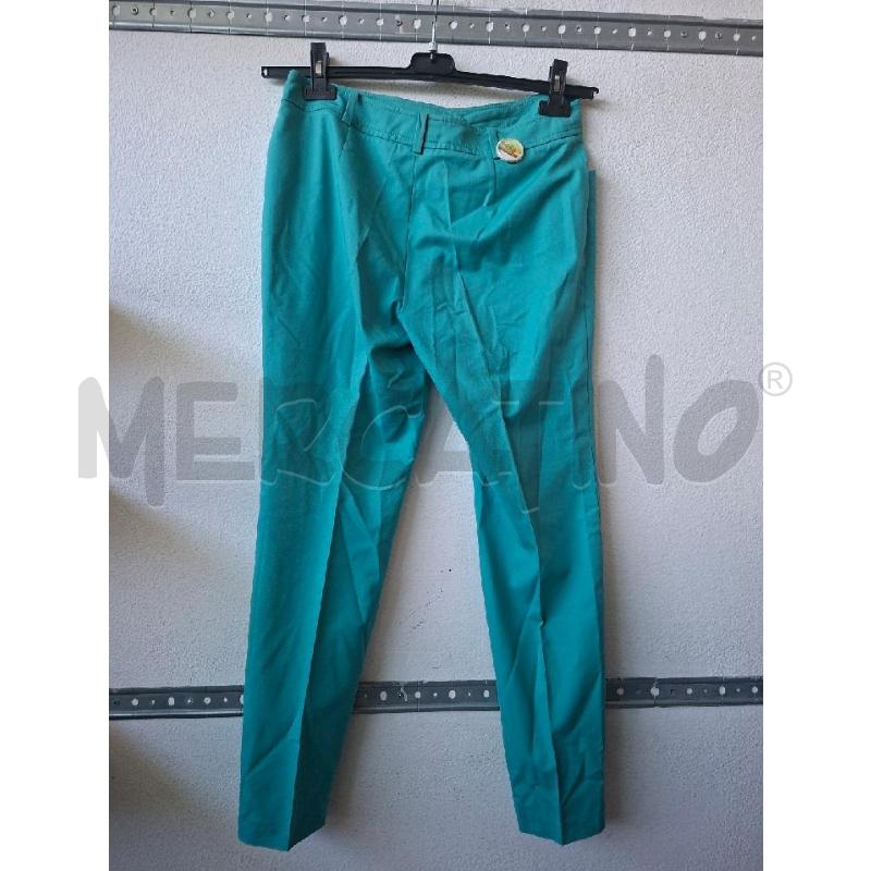 PANTALONE DONNA VERDE ACQUA LUISA SPAGNOLI  | Mercatino dell'Usato Albenga 3