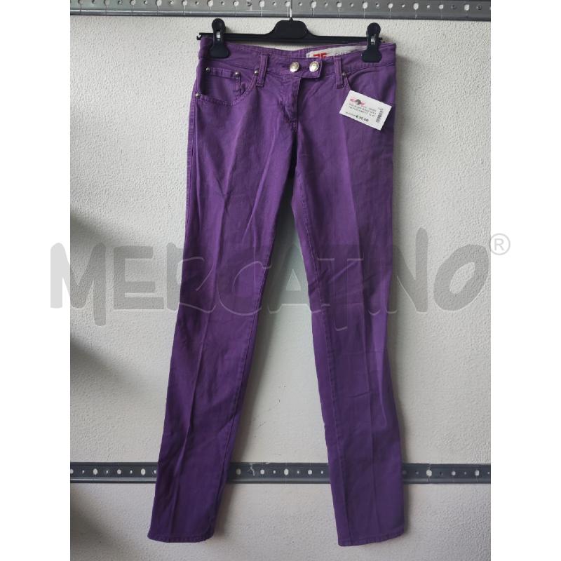 PANTALONE DONNA VIOLA CELYN ELISABETTA FRANCHI VITA BASSA | Mercatino dell'Usato Albenga 1