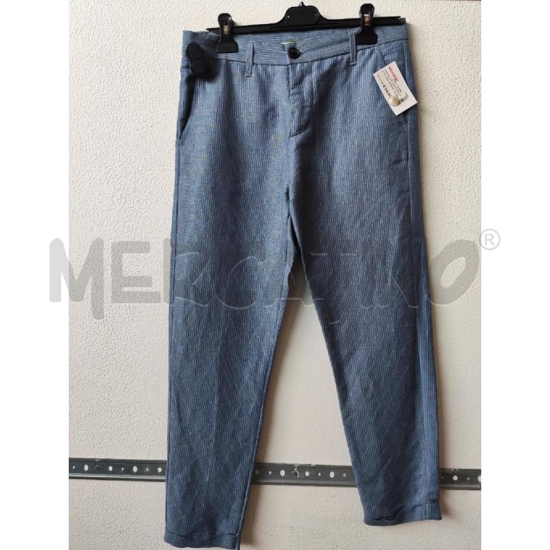 PANTALONE UOMO AZZ MISTO LINO IMPERIAL  | Mercatino dell'Usato Albenga 1