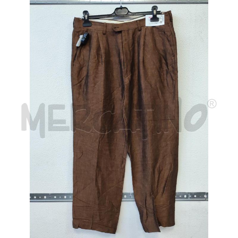 PANTALONE UOMO MARRONE LINO MISSONI  | Mercatino dell'Usato Albenga 1