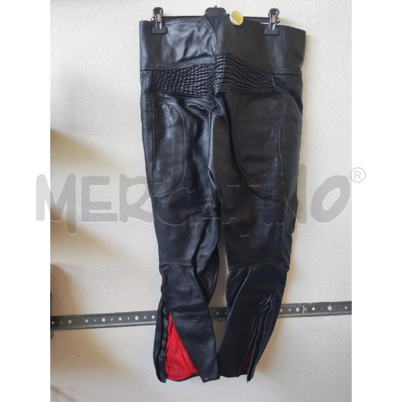 PANTALONE UOMO NERO PELLE DAINESE | Mercatino dell'Usato Albenga 2