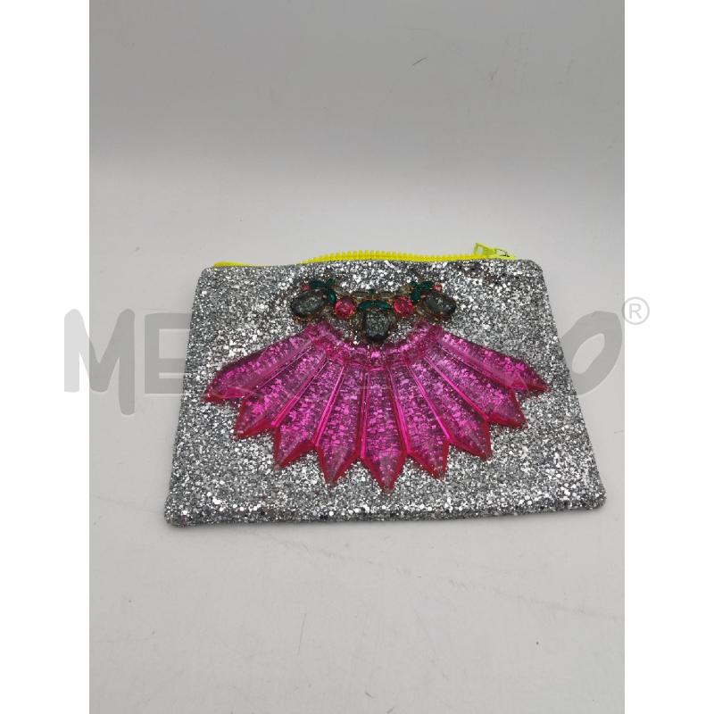 POCHETTE ARGENTO STRASS MAWI | Mercatino dell'Usato Albenga 1