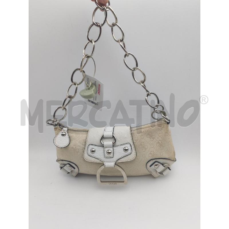 POCHETTE GUESS BIANCO  | Mercatino dell'Usato Albenga 1