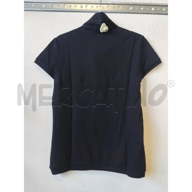 POLO DONNA NERO BASIC MONCLER | Mercatino dell'Usato Albenga 2
