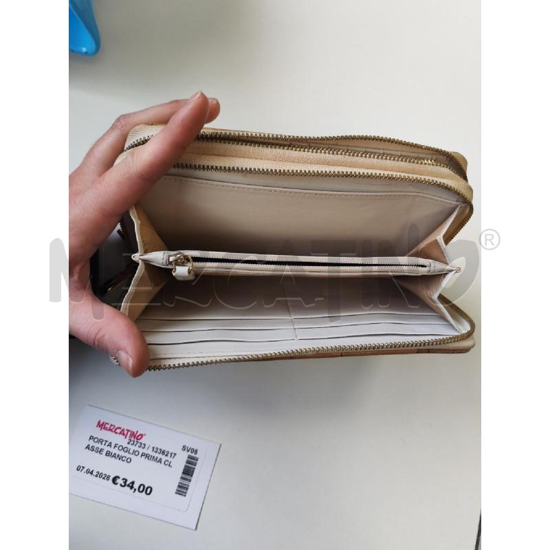 PORTA FOGLIO PRIMA CLASSE BIANCO | Mercatino dell'Usato Albenga 4